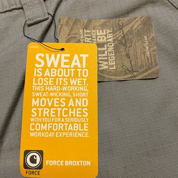 CARHARTT | Cargo Work Shorts Relaxed Fit
MENS 46W gray 11in Ripstop Force | NWT - Picture 6 of 6